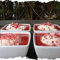 recette Ooo Soupe de fraises & mousse fromage blanc ooO