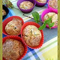 recette Muffins aux petits pois, menthe et comté