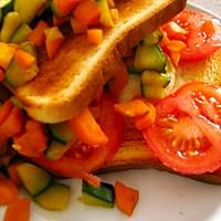 recette Croque-Monsieur aux légumes .