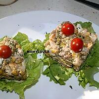 recette Présentation d'assiette macédoine de légumes