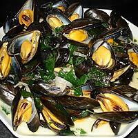 recette Moules à la Normande