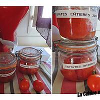 recette Conserves de tomates entières