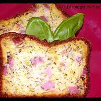 recette Cake courgettes et jambon