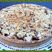 recette Tarte crumble aux prunes