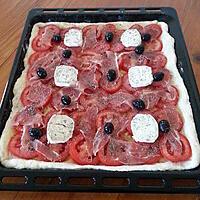 recette Pizza aux tomates fraiches