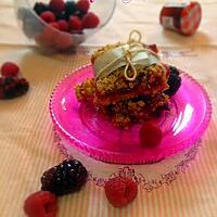 recette Streusel Bars aux Fruits Rouges