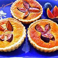 recette Tartelette Amandine aux Figues Fraîches et au Pavot