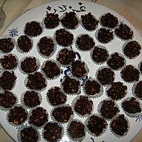 recette Les rochers de chocolat