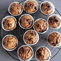 recette Muffins aux éclats de chocolat noir