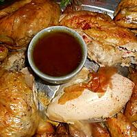 recette Poulet roti aux gousses d ail confites