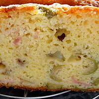 recette cake aux olives, jambon et comté tres moelleux