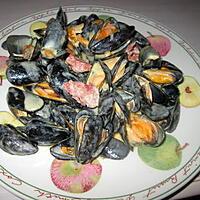 recette moules poivron chorizo curry