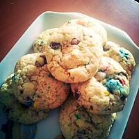 recette Cookies aux m&m's