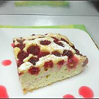 recette gateau suédois aux framboises