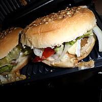 recette Burger au saint agur