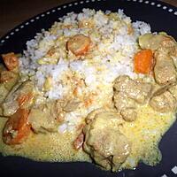 recette Blanquette de sauté de porc au curry