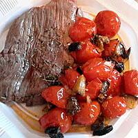 recette beef autruche et tomate au four