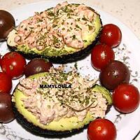 recette Avocat crevette/thon