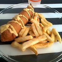 recette Corn dog Americain