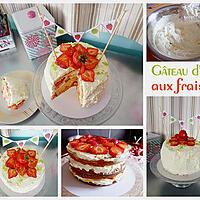 recette Gâteau d'été aux fraises