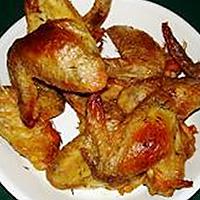 recette Ailes de poulet rôties