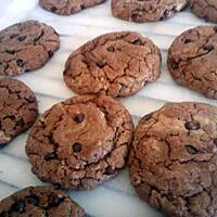 recette cookies au nutela et pepites de chocolat