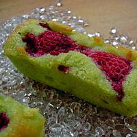 recette Financiers pistache framboise