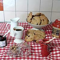 recette cookies avoine cranberries