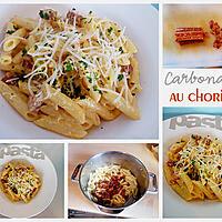 recette Carbonara au chorizo