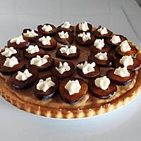 recette génoise à la crème vanille et quetsches façon tarte