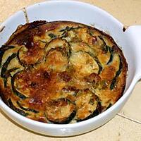 recette Gratin de courgettes au cumin ,tartare et tomates séchées