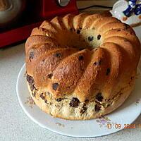 recette Kouglof aux pépites de chocolat