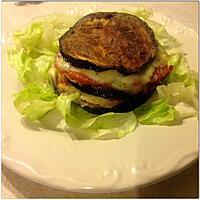 recette Mille-feuilles aubergine, tomate, mozzarella.