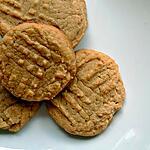 recette Biscuits au beurre d'arachide sans farine et sans lactose