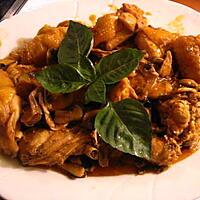 recette Poulet aux champignons