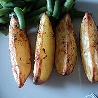 recette Potatoes Maison ( quartier de pomme de terre ) au four
