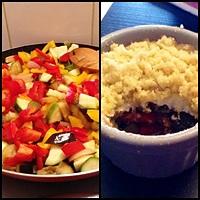 recette CRUMBLE AUX LEGUMES & AU PETIT BILLY