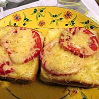 recette croque monsieur facon pizza