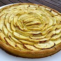 recette Tarte aux pommes et à la crème pâtissiere