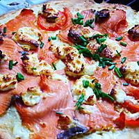 recette Pizza saumon boursin