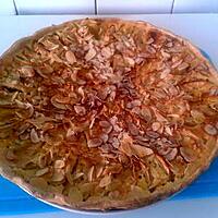 recette Tarte aux pommes normande (Amandes effiler )