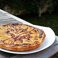 recette Tarte feuilletée aux poires