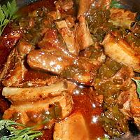 recette Travers de porc sauce aigre douce