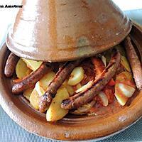 recette Tajine aux pommes de terre et merguez