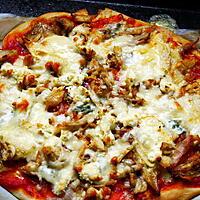 recette Pizza fromagères au poulet