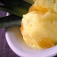 recette Sorbet Ananas aux Dés d'Ananas Confits