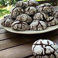 recette Crinckles cookies au chocolat