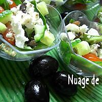 recette Salade Grecque en Amuses-Bouche