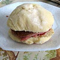 recette hamburger au chèvre