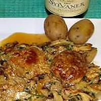 recette Sot l'y laisse de dinde aux champignons  (sot-l'y-laisse)